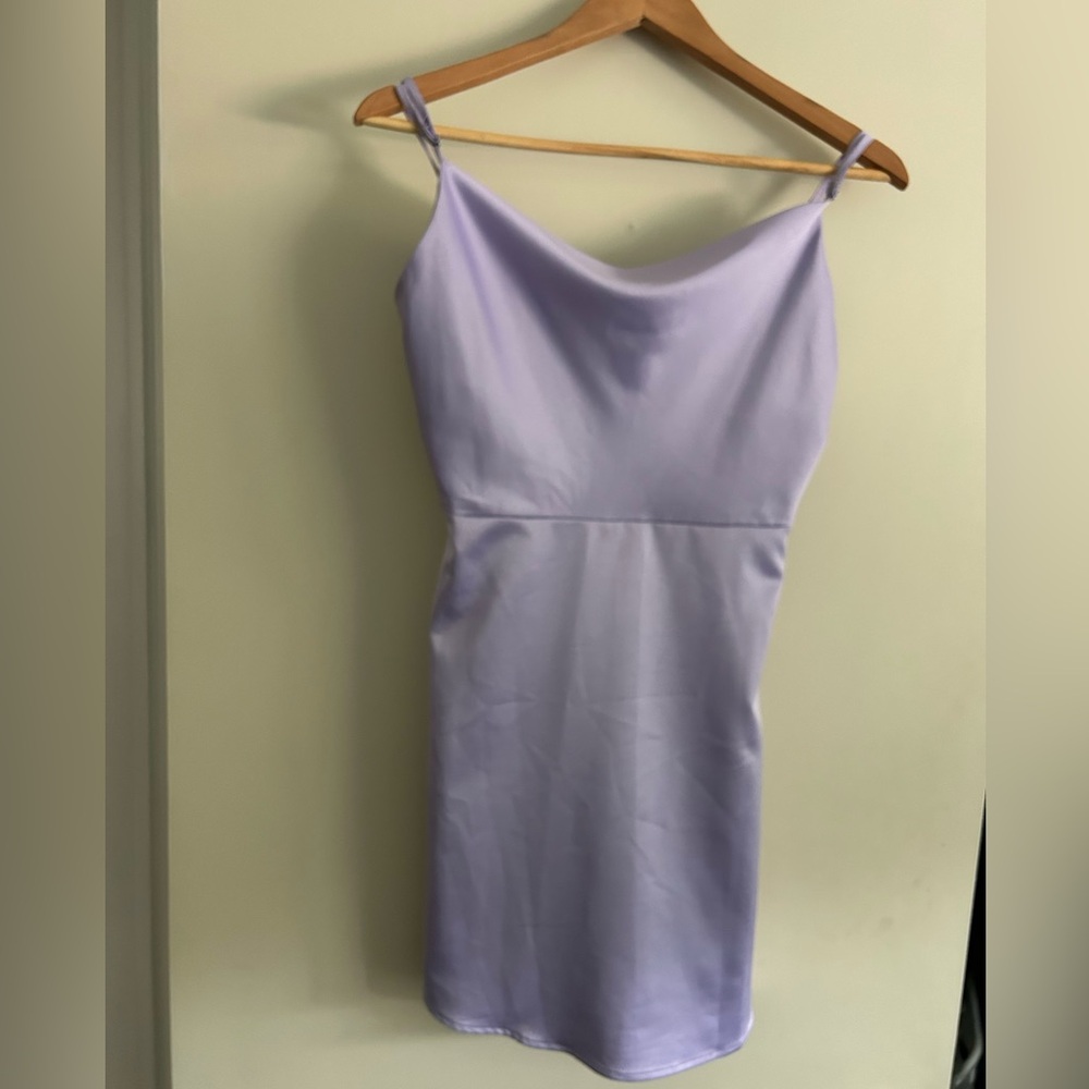 re:named Lavender Mini Dress